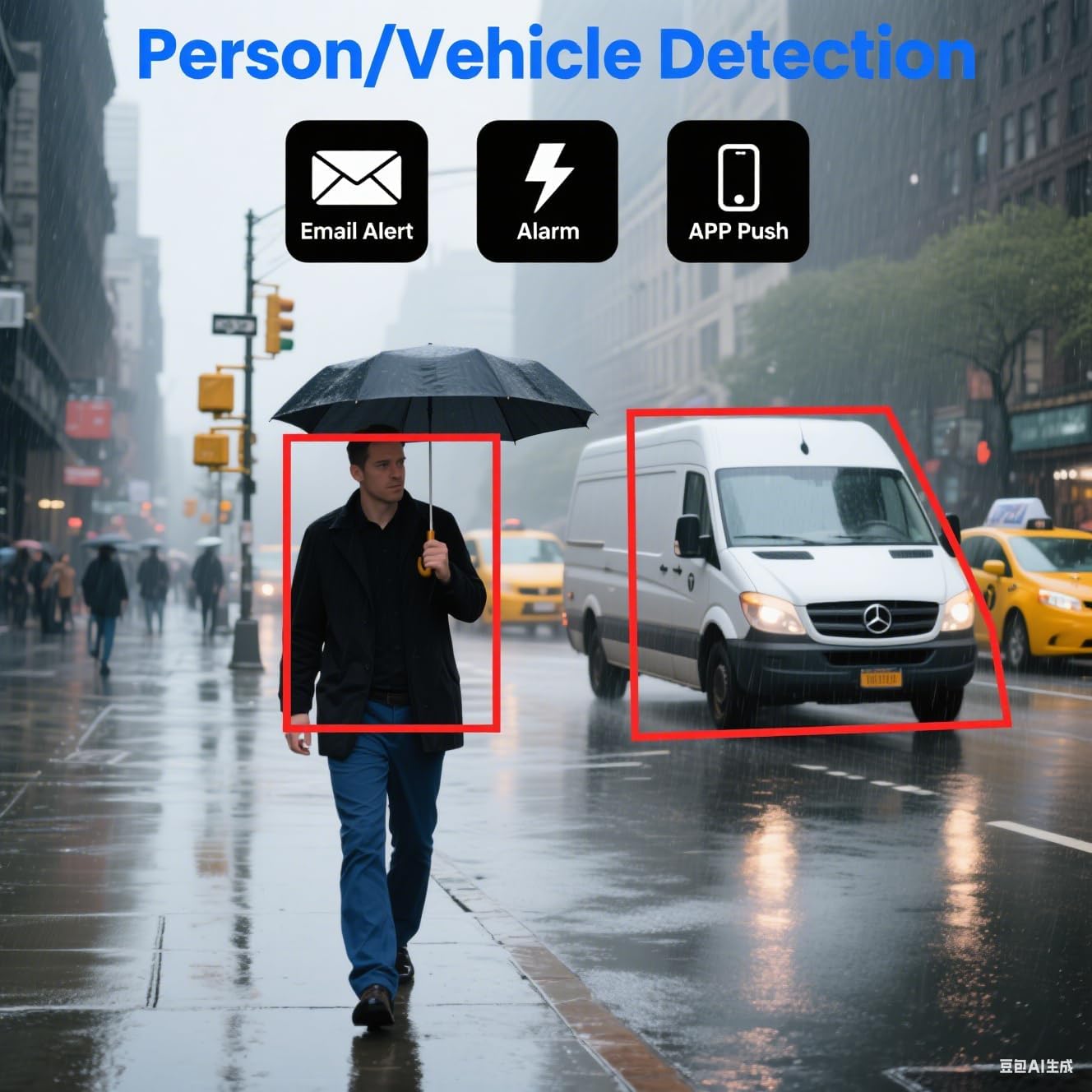 DS-2CD2347G2-LU 4MP Acusense Color-Vu PoE IP Turret Dome Camera 247 Full Color, 2.8mm Wide Angle Lens Outdoor Rated IP67, 130dB True WDR, H.265+ Compression, Built in Mic, Human & Vehicle Detection