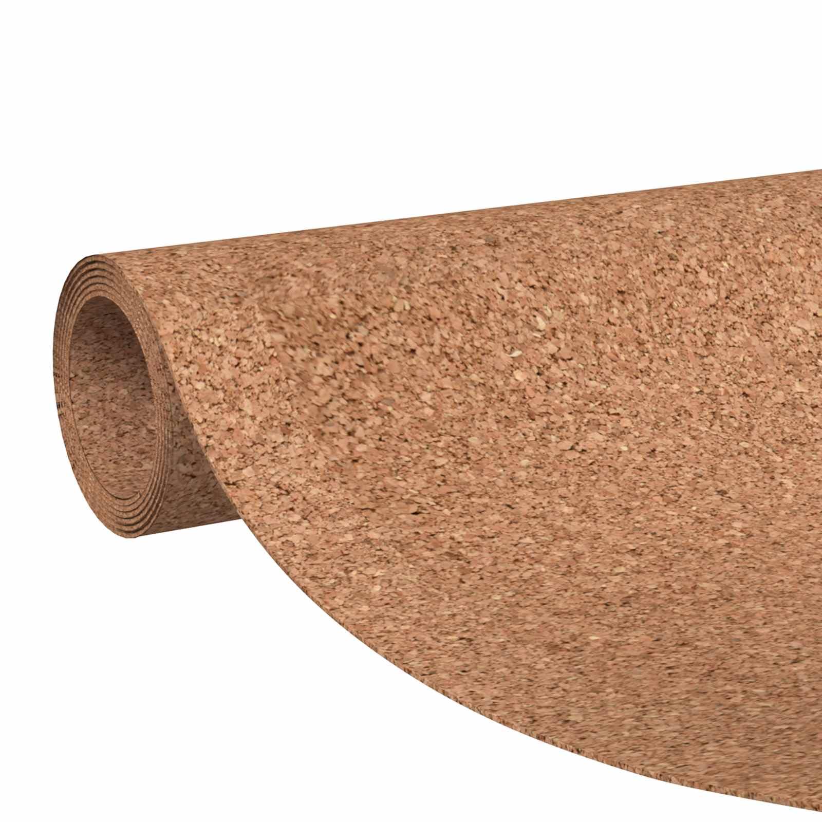 Korkrolle 10m x 100cm x 5mm, Wandkork für Pinnwand, Schallisolierung und Raumgestaltung, ökologische Dämmrolle für Wohnraum