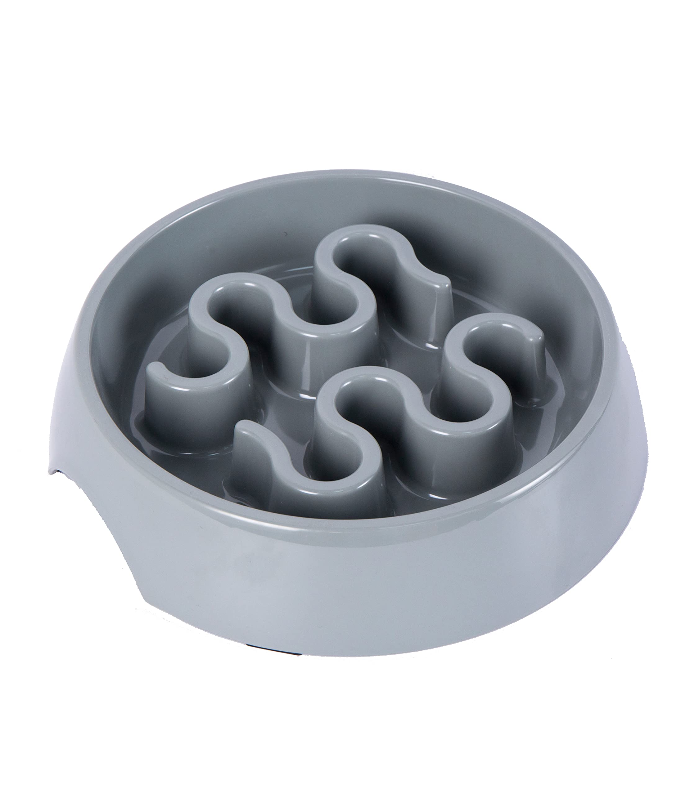 Dehner Melamine Dog Bowl Diameter 5.5 x 25 cm Grey