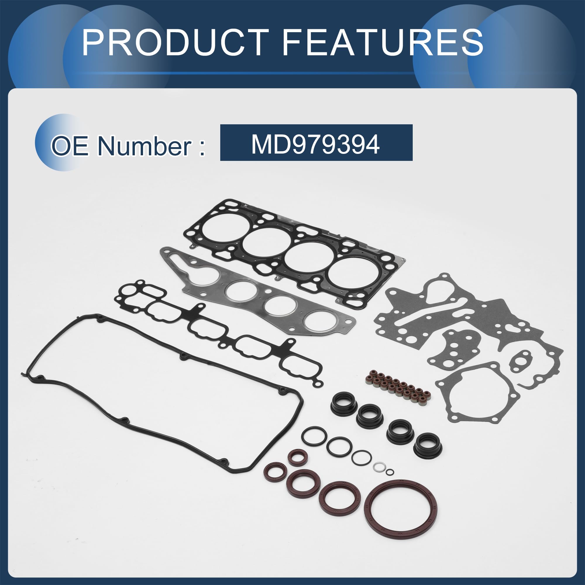 Kit De Joint De Culasse Pour Mitsubishi 4G69(CU5W) 1 Pièce