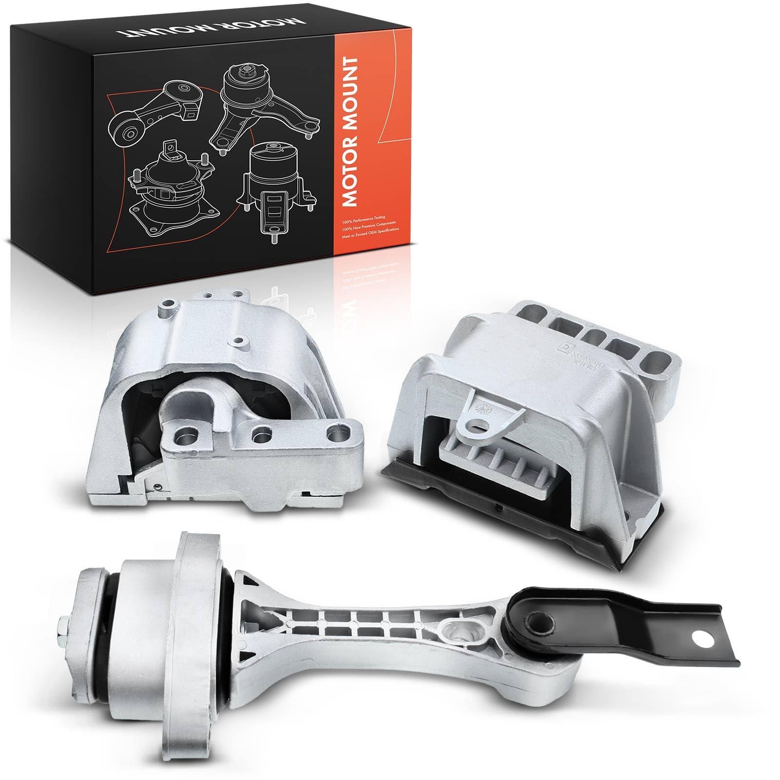 Frankberg 2 soportes de motor + 1 soporte de transmisión | 1J0199262BF; Compatible con: Nuevo Beetle 1C1 9C1, A3 8L1, B.o.r.a 1J2, Golf IV Variante 1J5, O.c.t.a.v.i.a I 1U2