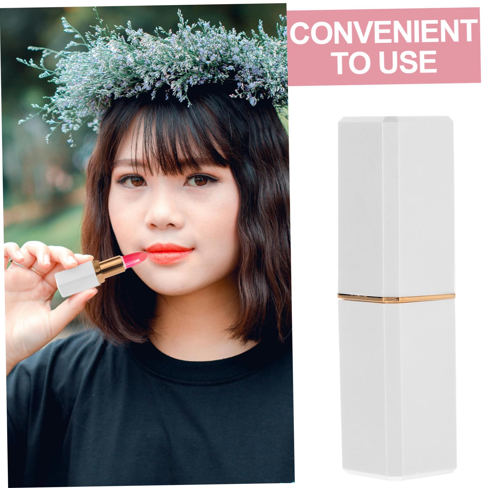 FRCOLOR 4 Juegos Poseedor Bálsamo Máscara Mini Varita Mágica Herramientas Cosméticas De Las Mujeres Tubo De Brillo De Labios De Bricolaje Botellas De Brillo De Labios Abs 10 Uds * 4