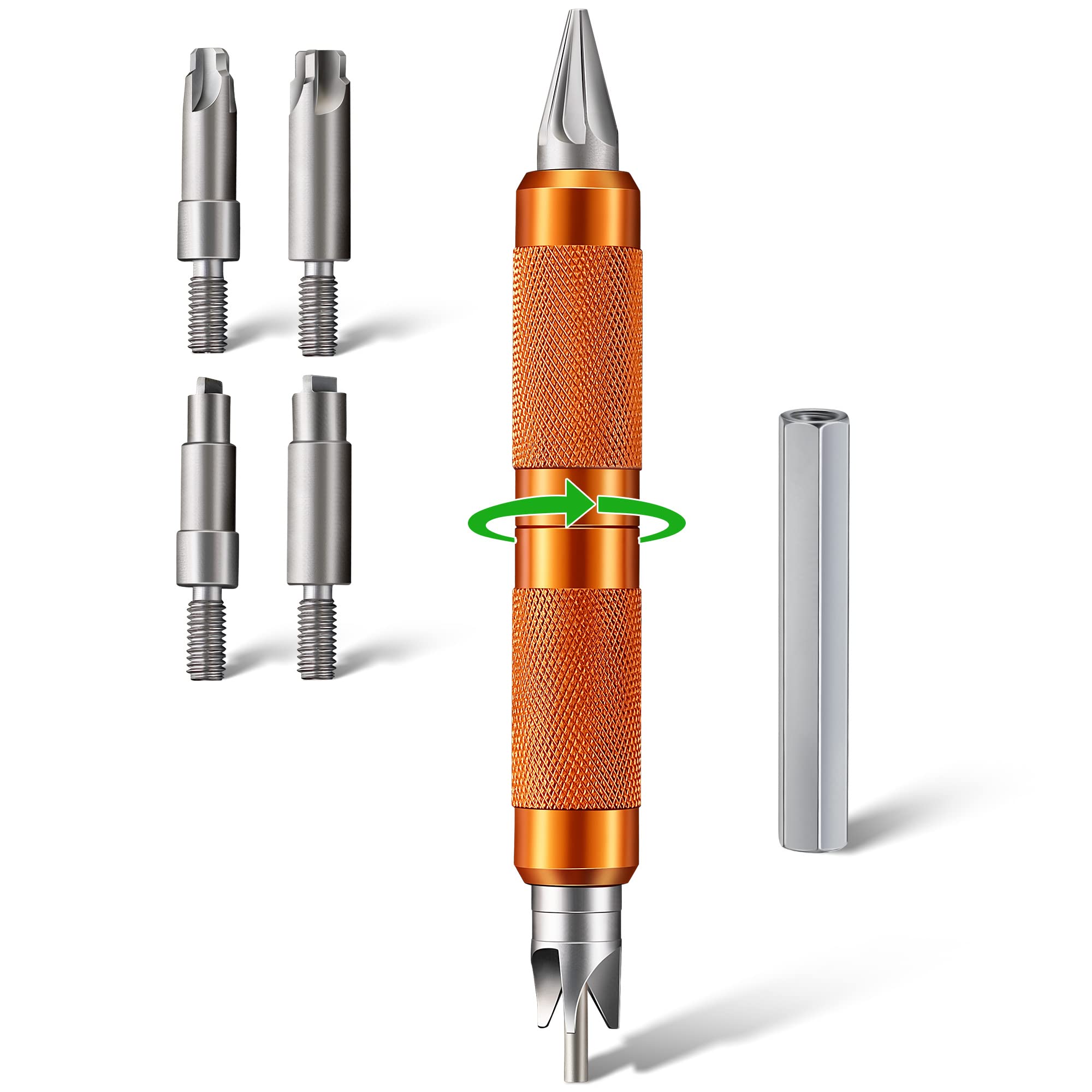 Multi Case Trimmer Reamer,Chamfer Deburring Tools for .17 to .45 Caliber