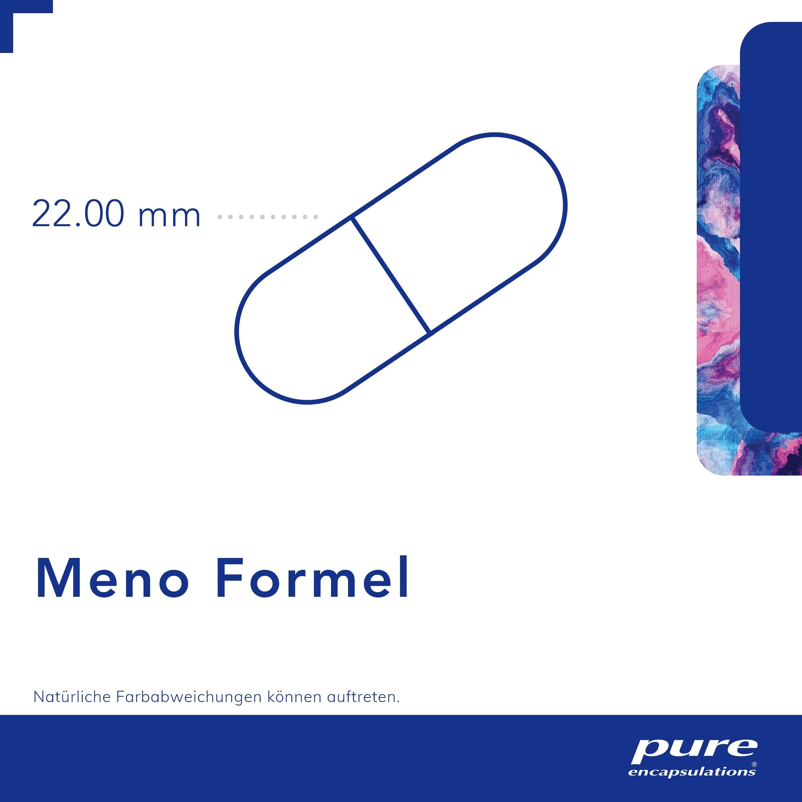 Pure Encapsulations - Meno Formel - Vitamin B, Biotin, Folat, Magnesium - Nahrungsergänzungsmittel für Frauen- 60 Kapseln