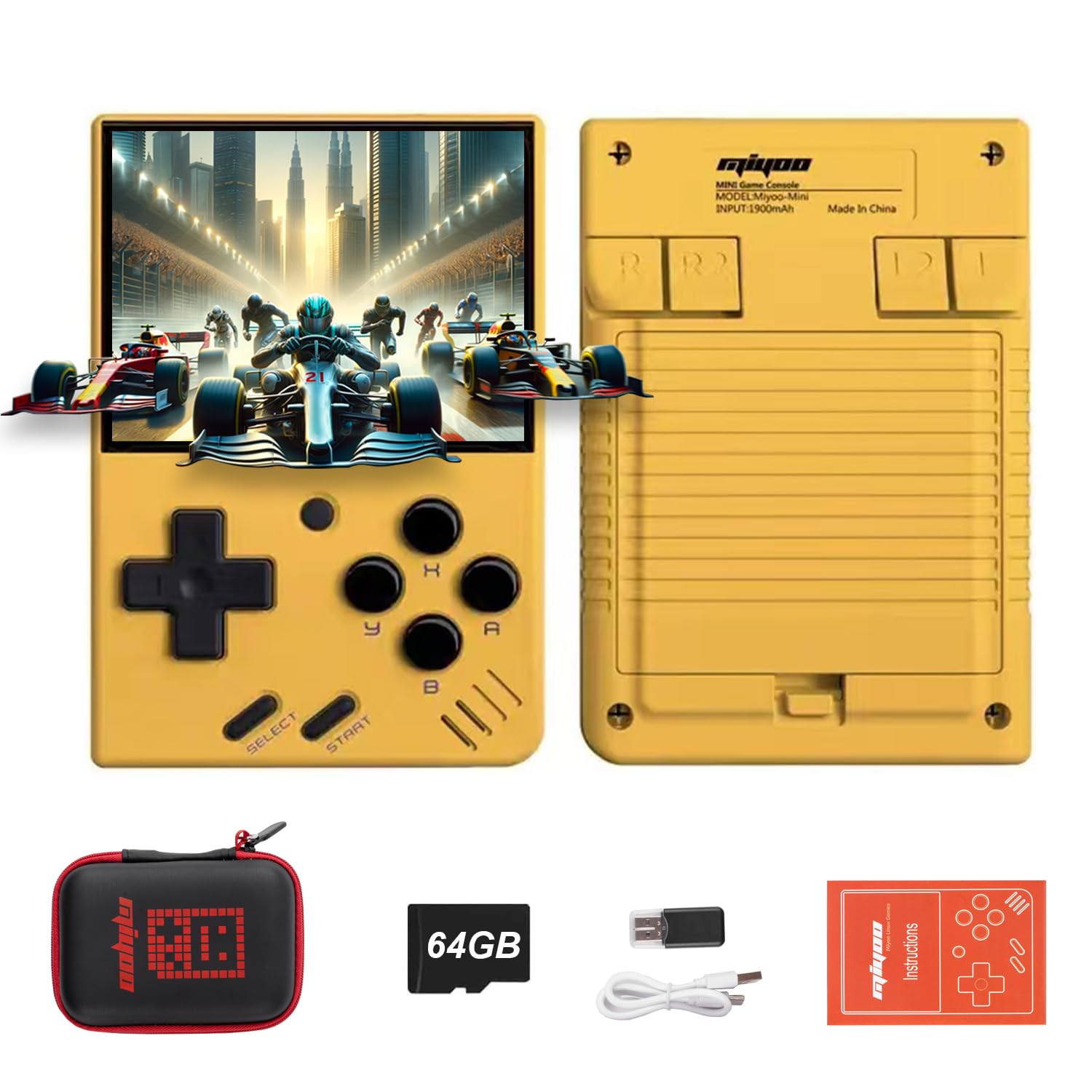 Amazon.co.jp: Miyoo Mini V4 ハンドヘルドゲーム機、レトロアーチ