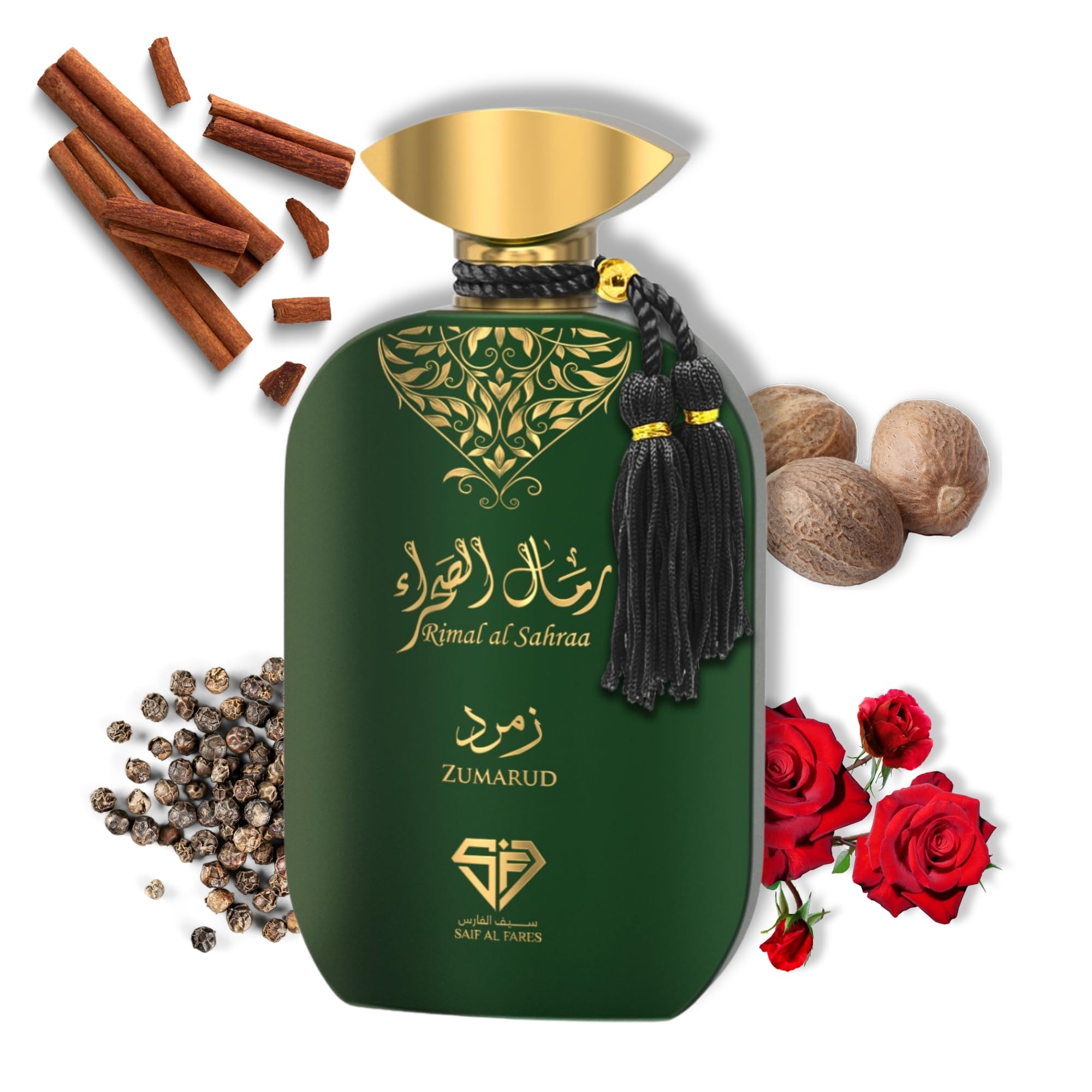 SAIF AL FARES Rimal Al Sahraa Zumarud - Alcohol-Free Acqua de