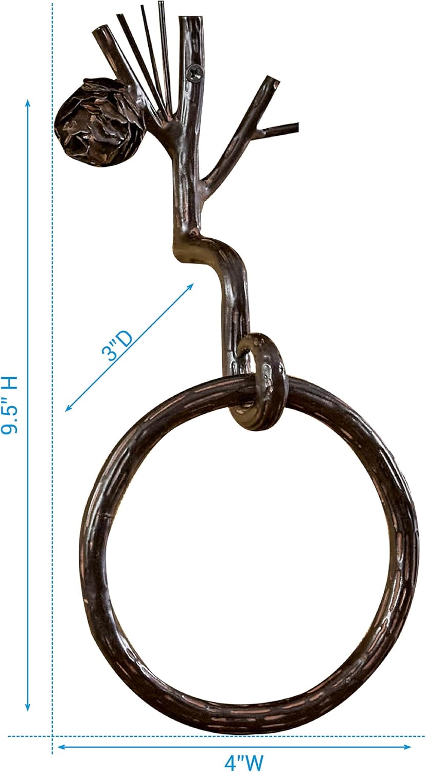 Park Designs Tall Pines Ring Hook Set of 2