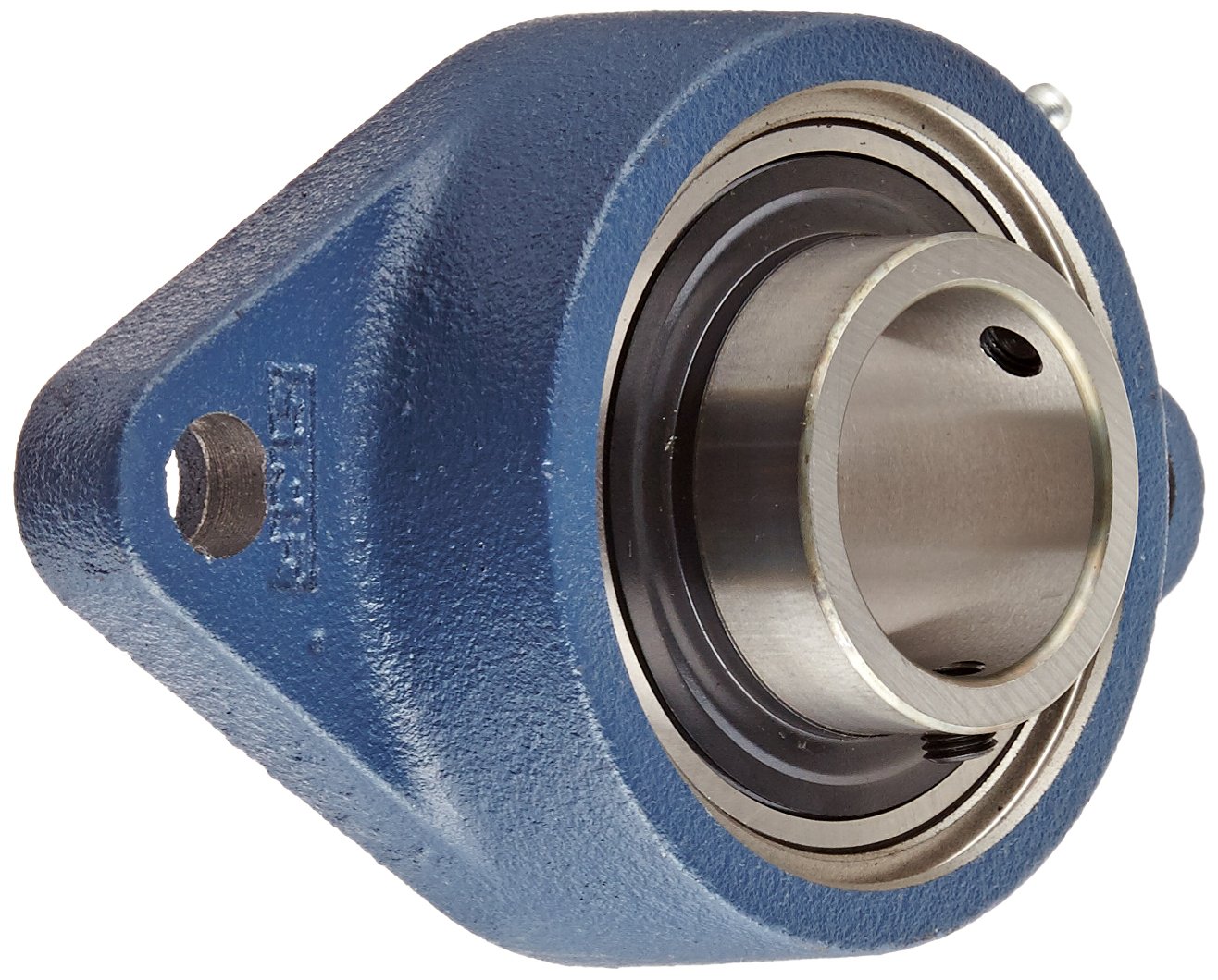 SKF fytb-tf Serie Kugellager Flansch, Einheit, 2 Bolzen Löcher, Wirbel Lock, regreasable, Kontakt und Flinger Dichtungen, Gusseisen, metrisches, 40 mm, 1