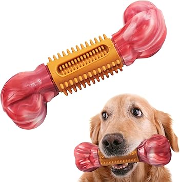 Amazon Chmkstc 犬おもちゃ 犬噛むおもちゃ 骨型 犬用玩具 噛む 牛肉風味 天然ゴム 犬の歯磨き 口臭予防 ストレス解消 安全 頑丈 耐久性 運動不足 お留守番 知育玩具 ペット用おもちゃ トレーニング 訓練 しつけ 中型犬 大型犬対応 Chmkstc 噛むおもちゃ 通販