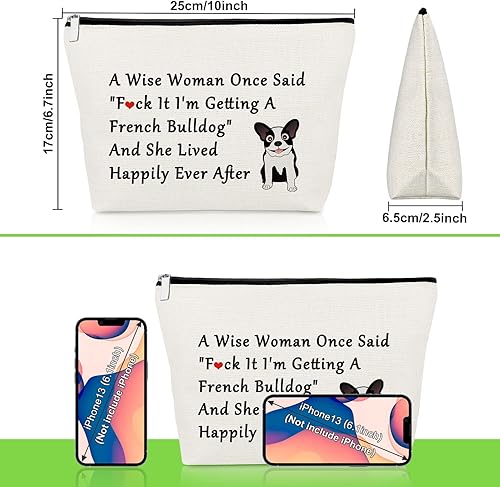 Miniatura 3 de Regalo para amantes de los perros para mujeres, regalos para mamá, bolsa de maquillaje, regalo inspirador para amantes de los animales, regalo para