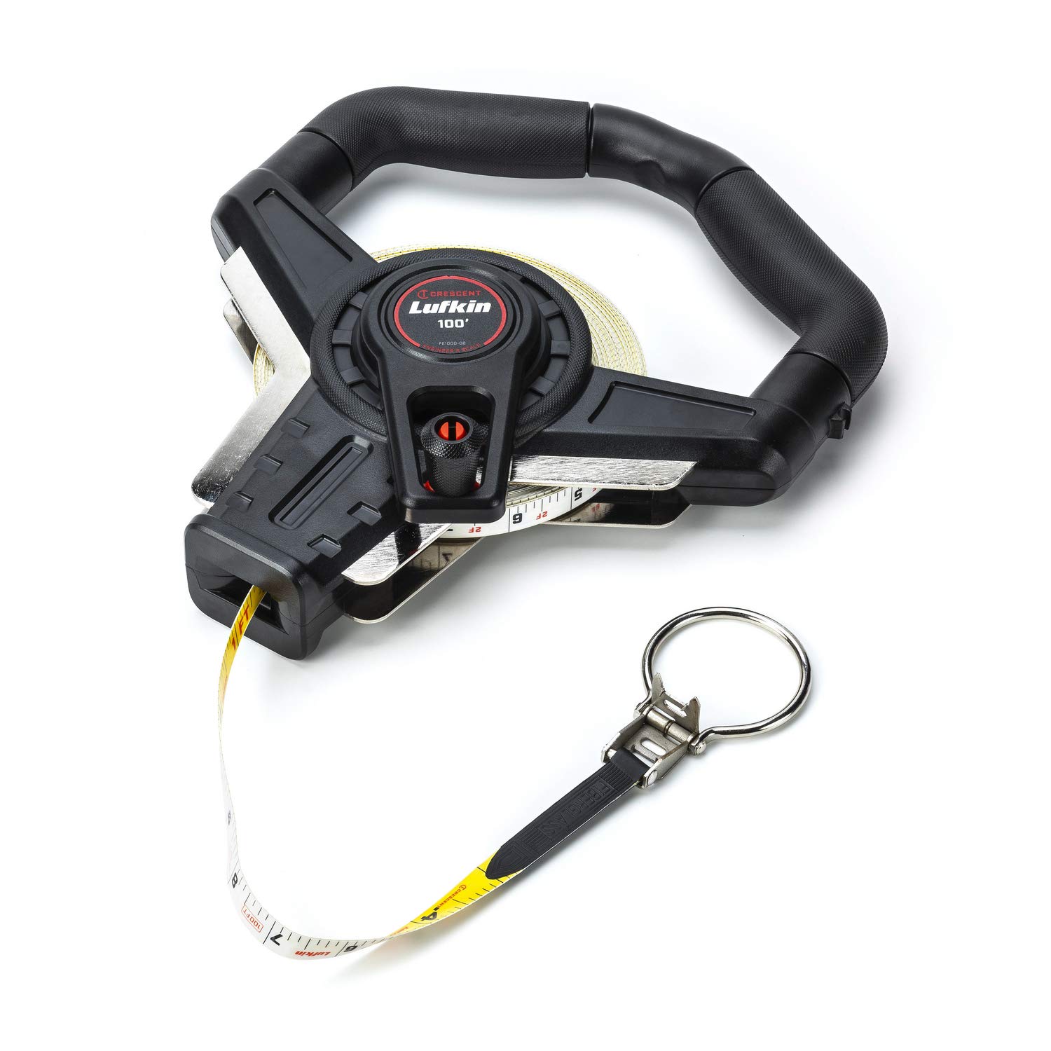 Crescent Lufkin Fiberglas-Messband – 1/2 Zoll X 100 Fuß (30 M), Robust, Mit Zweihaken-System