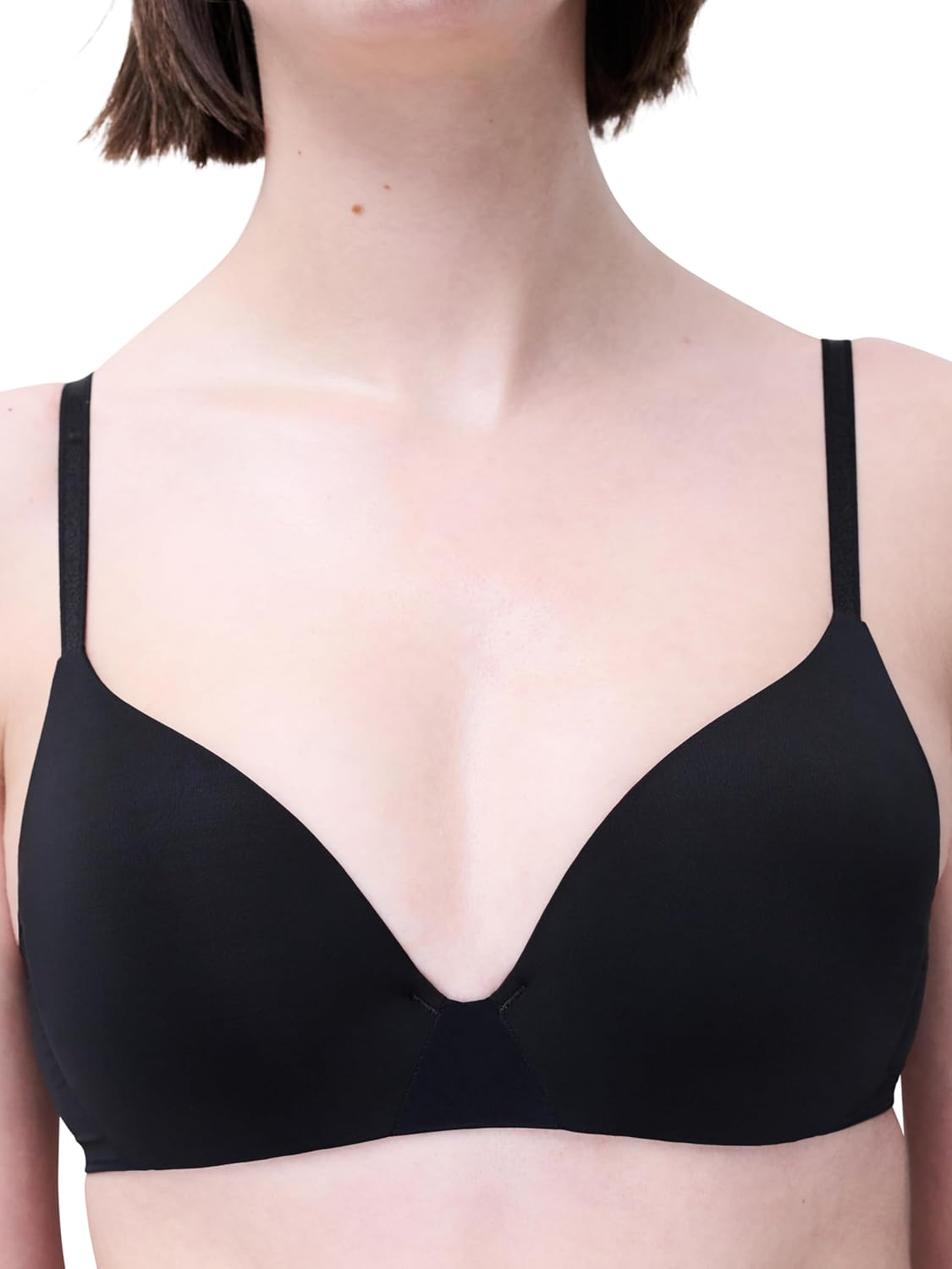 Chantelle Essentiall Bra Soft Cup Triangle T-Shirt Bralette Bras Lingerie Black