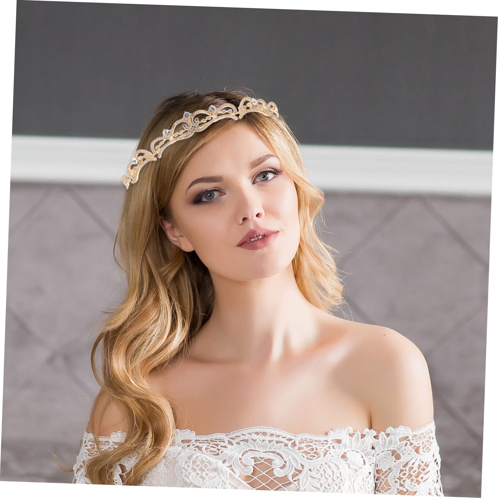 Beavorty 3 Piezas Tocados De Novia De Cumpleaños Para Mujer Tiara De Cristal De La Boda Tiaras Para Niñas Vintage Para Mujer Quinceañera Aleación De Zinc Perder Barroco Venda
