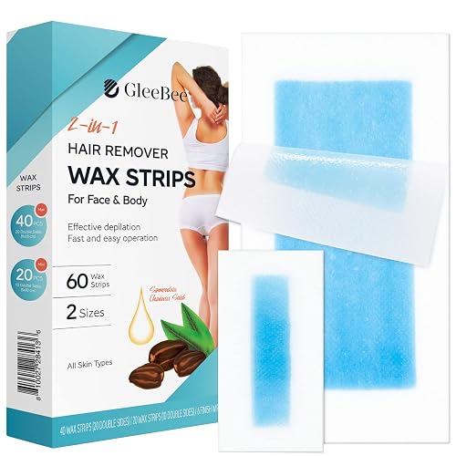 GleeBee Wax Strips 60 Count Assortment