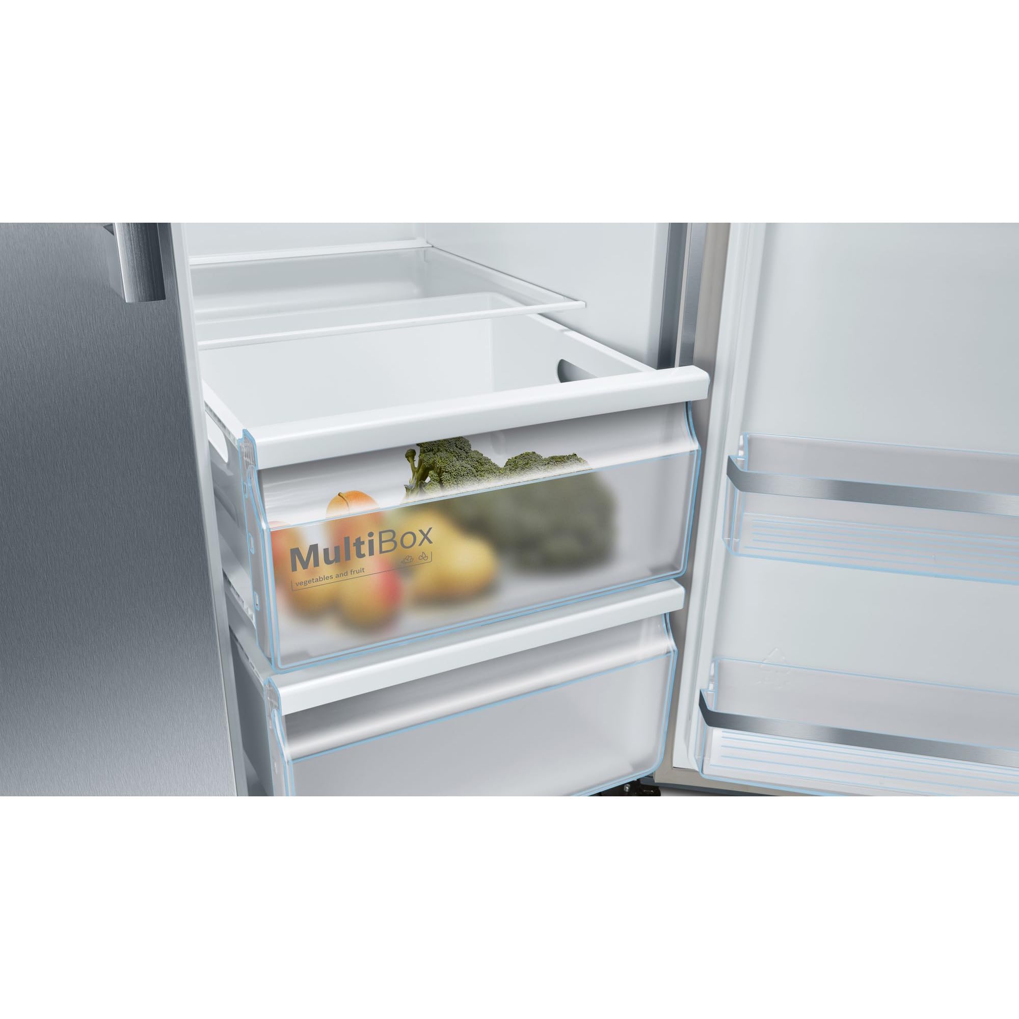 Bosch Frigorífico Americano 562L Gris - KAD93AIDP