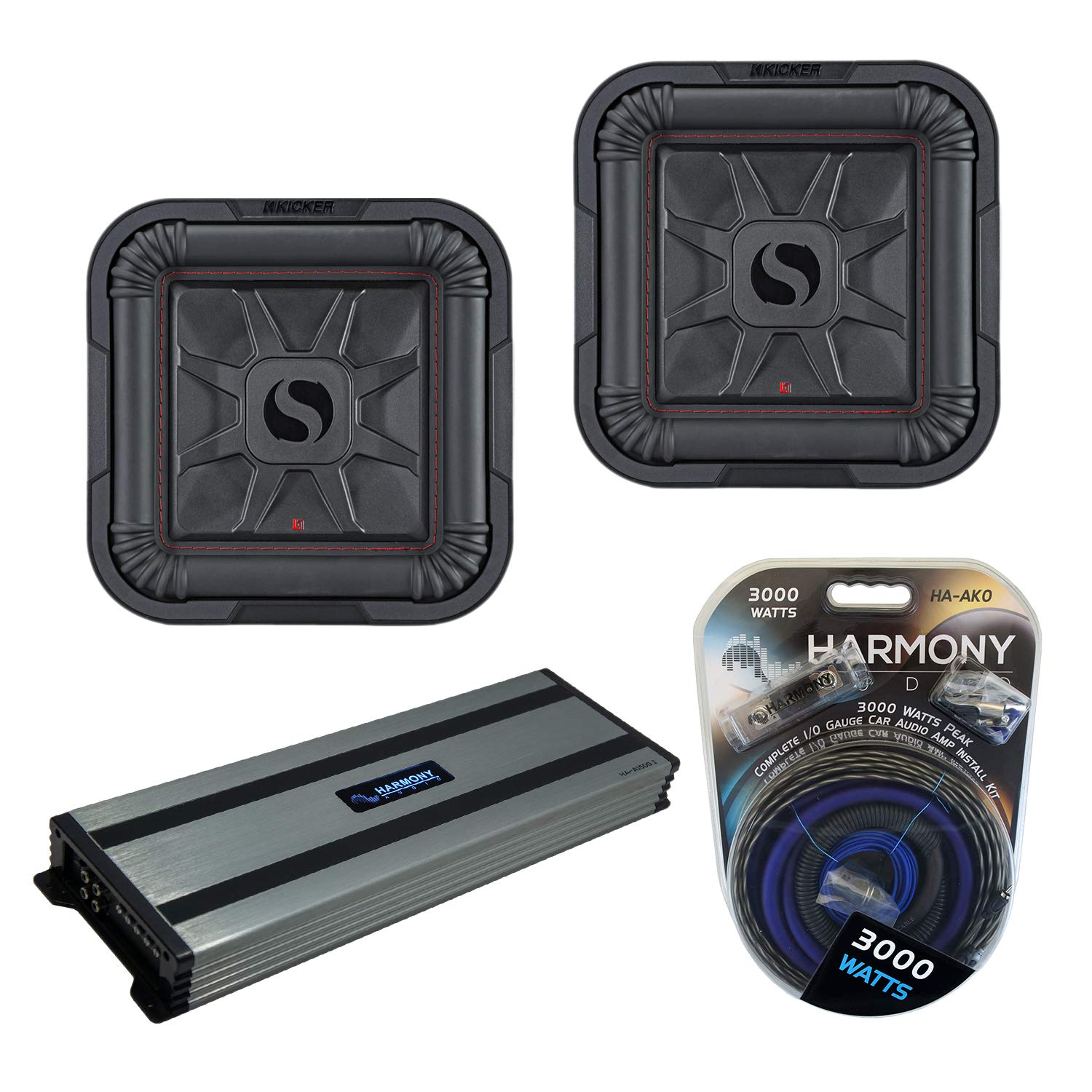 Harmony Audio Kicker (2) 46L7T102 Car Audio L7T Shallow Mount 10