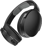 Skullcandy Hesh ANC Casque Bluetooth sans fil à l'oreille, annulation active du bruit, jusqu'à 22 Heures de vie de la batterie, Design léger pliable, Microphone pour Android iPhone - Véritable noir