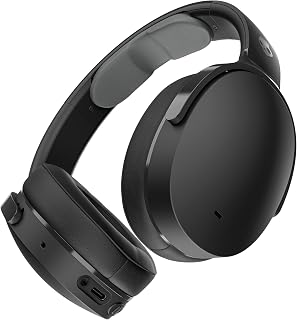 Skullcandy Hesh ANC Wireless Over-Ear Headphones: 4-Mic Active Noise Canceling, 22H Battery, Tile Tracking, Foldable - True Black