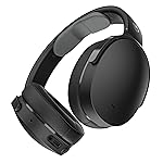 Skullcandy Hesh ANC Wireless Bluetooth Over-Ear Headphones with Mic, Active Noise Cancellation, 40mm Drivers, 22Hr Battery + Rapid Charge, Foldable Noise Cancelling Headphones – Black