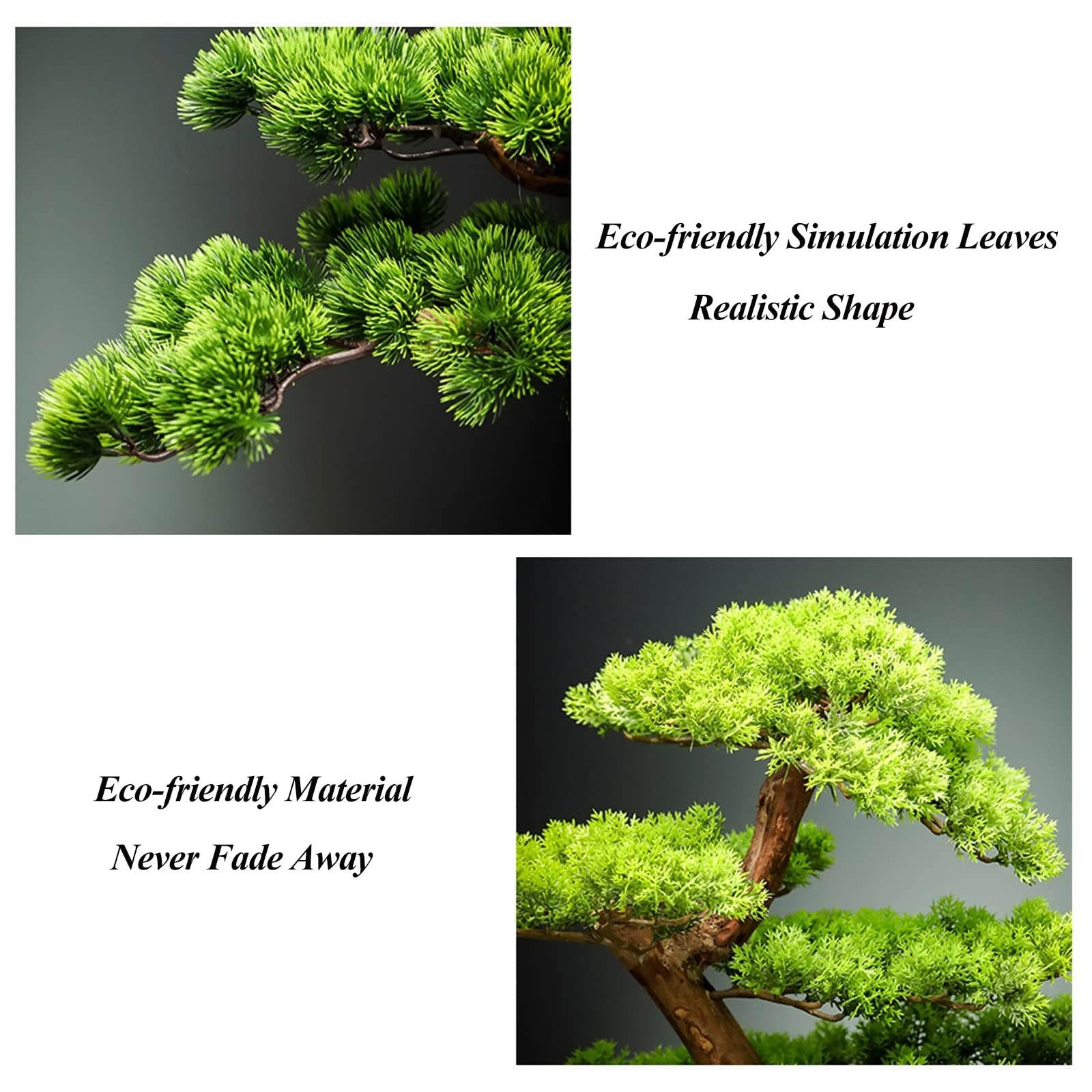 Piante artificiali da interno con vaso, piante finte per esterni, portico anteriore, bonsai artificiali che sembrano reali, decorazione per la casa per ingresso, ufficio, soggiorno