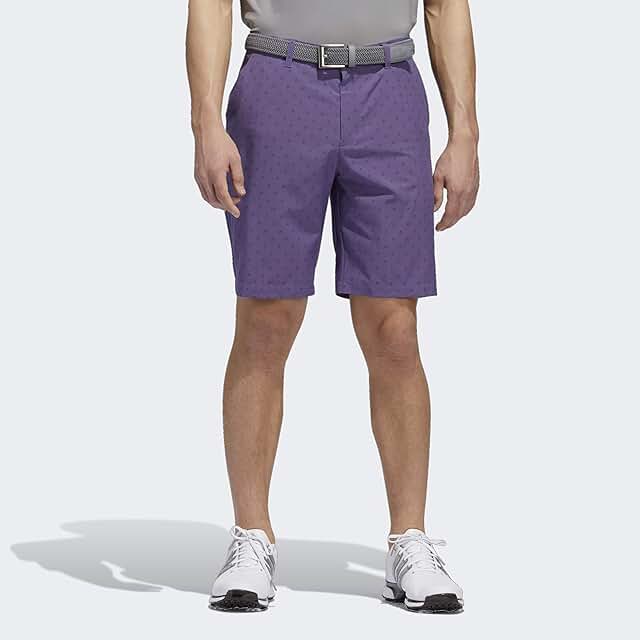 purple golf shorts