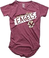 Vista 52 de Wes and Willy NCAA - Camiseta Burnout para niñas S/S