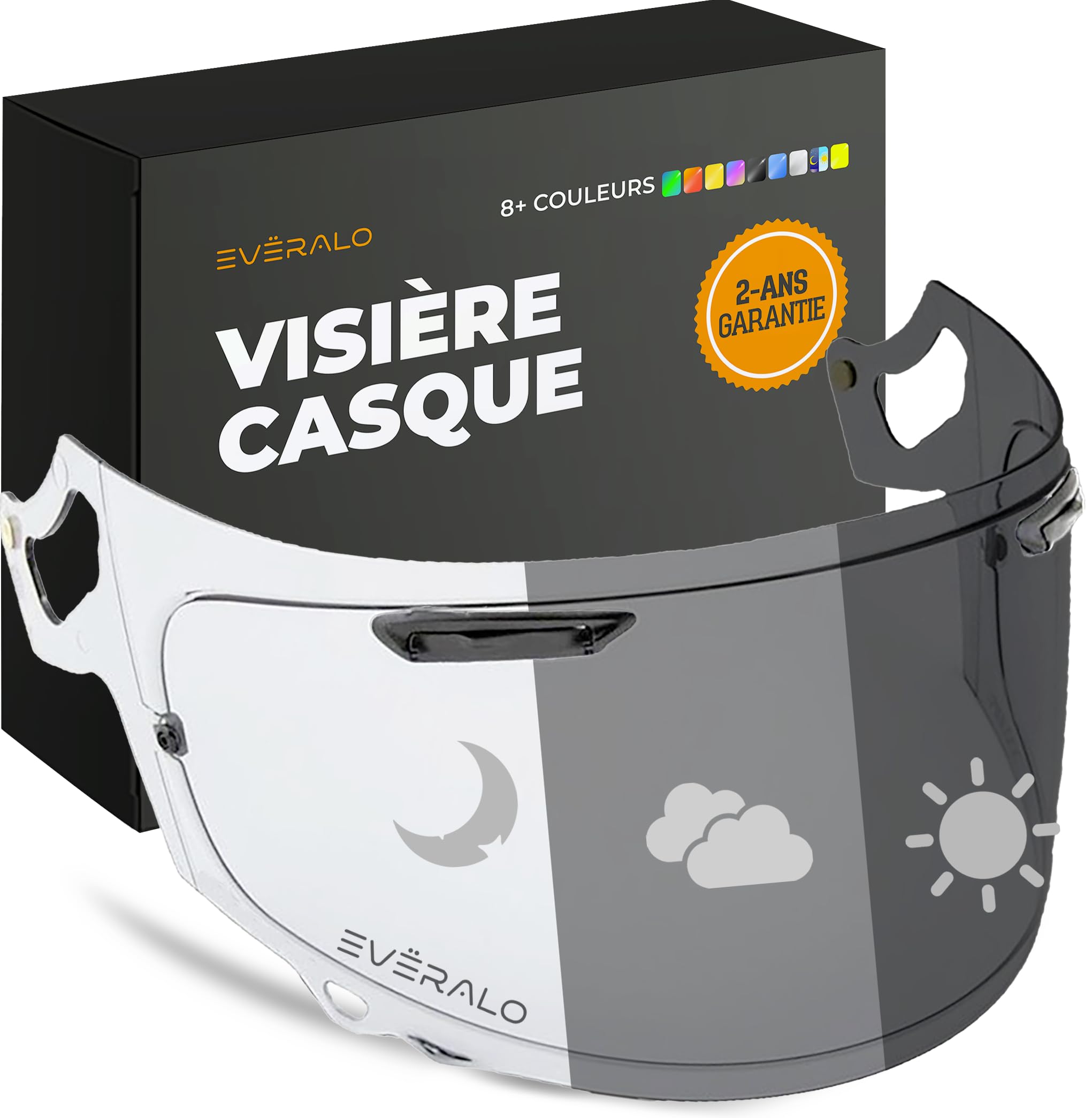 Visière pour Casque Arai Chaser X - Rx7v - Rx7x - Quantic - Vas-v | Écran compatible aussi avec Quantum X - Concept X - Concept Xe - Renegade V - Profile V - Qv Pro - Signet X - Defiant X