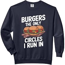 Fast Food Cheeseburger Quote for Hamburger Burger Junkie Comfort Colors Adult Sweatshirt