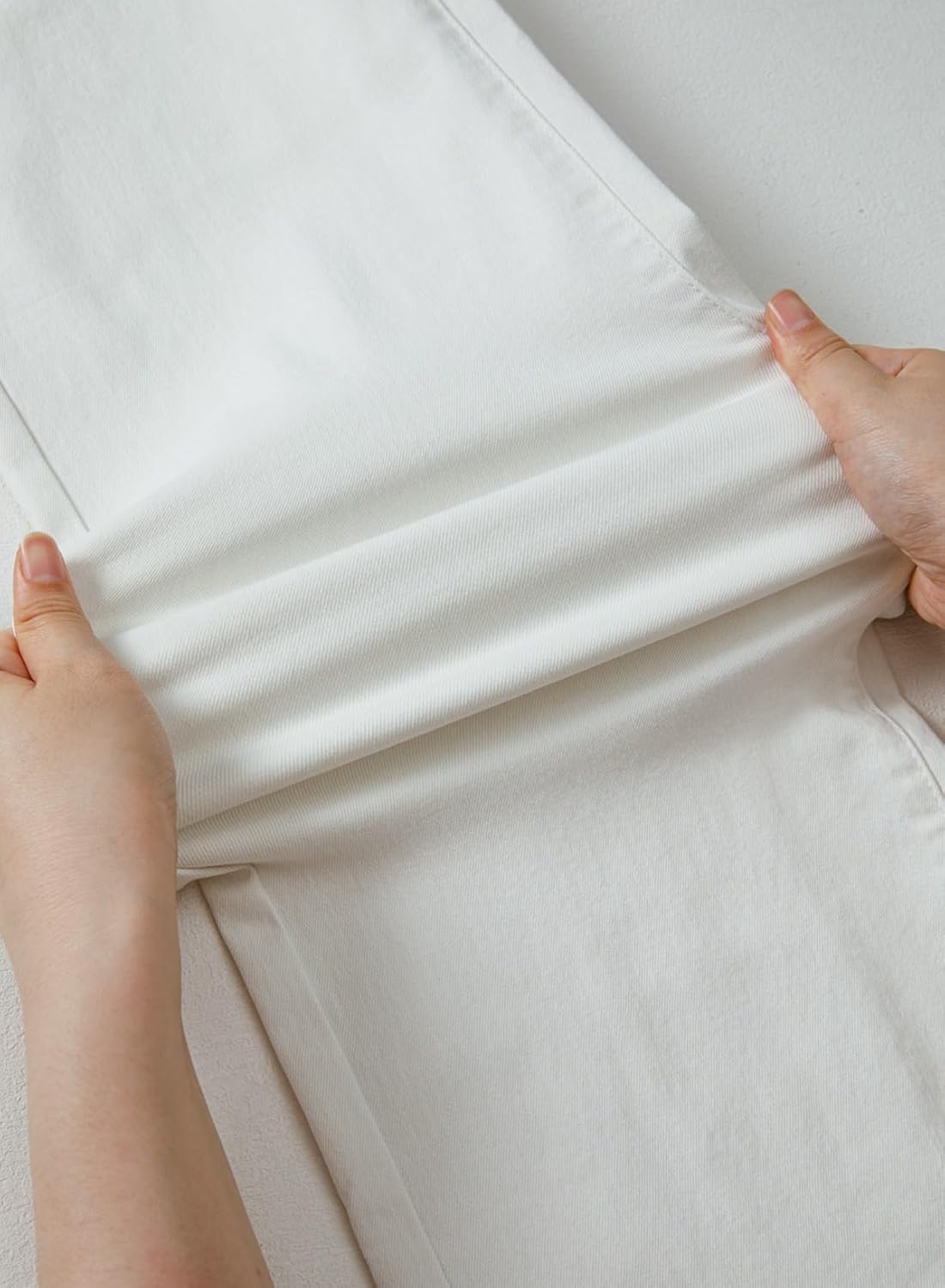 Sidefeel Women's Wide Leg Jeans Casual High Waisted Straight Zimbaplatinum Denim Pants with Pockets - Image 7