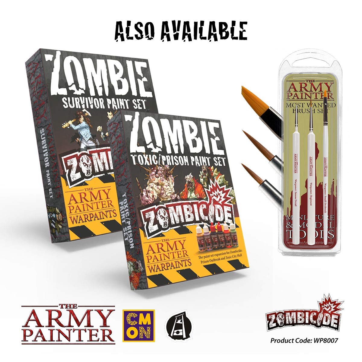 Warpaints Starter Paint Set with FREE Paintbrush Zombie Miniature