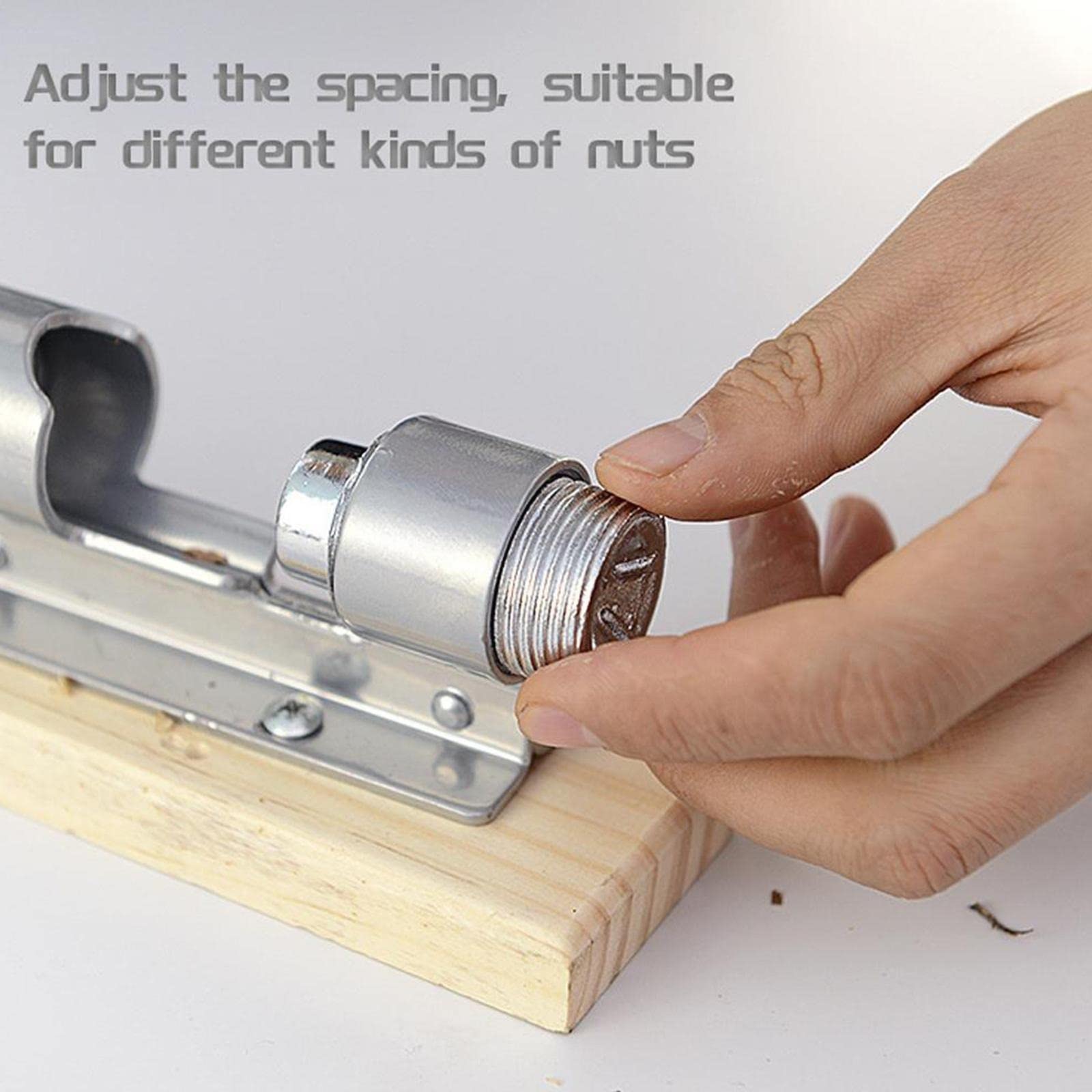 JINGYAN Nussknacker Nutcrackers for Nuts Manual Stainless Steel Nut Cracker Mechanical Sheller Walnut Nutcracker Fast Opener Kitchen Tools