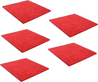 5pcs Acoustic Absorption Panels Soundproofing Felt Wall Board for Music Rooms Echo Reduction Noise Attenuation Nrc Rated