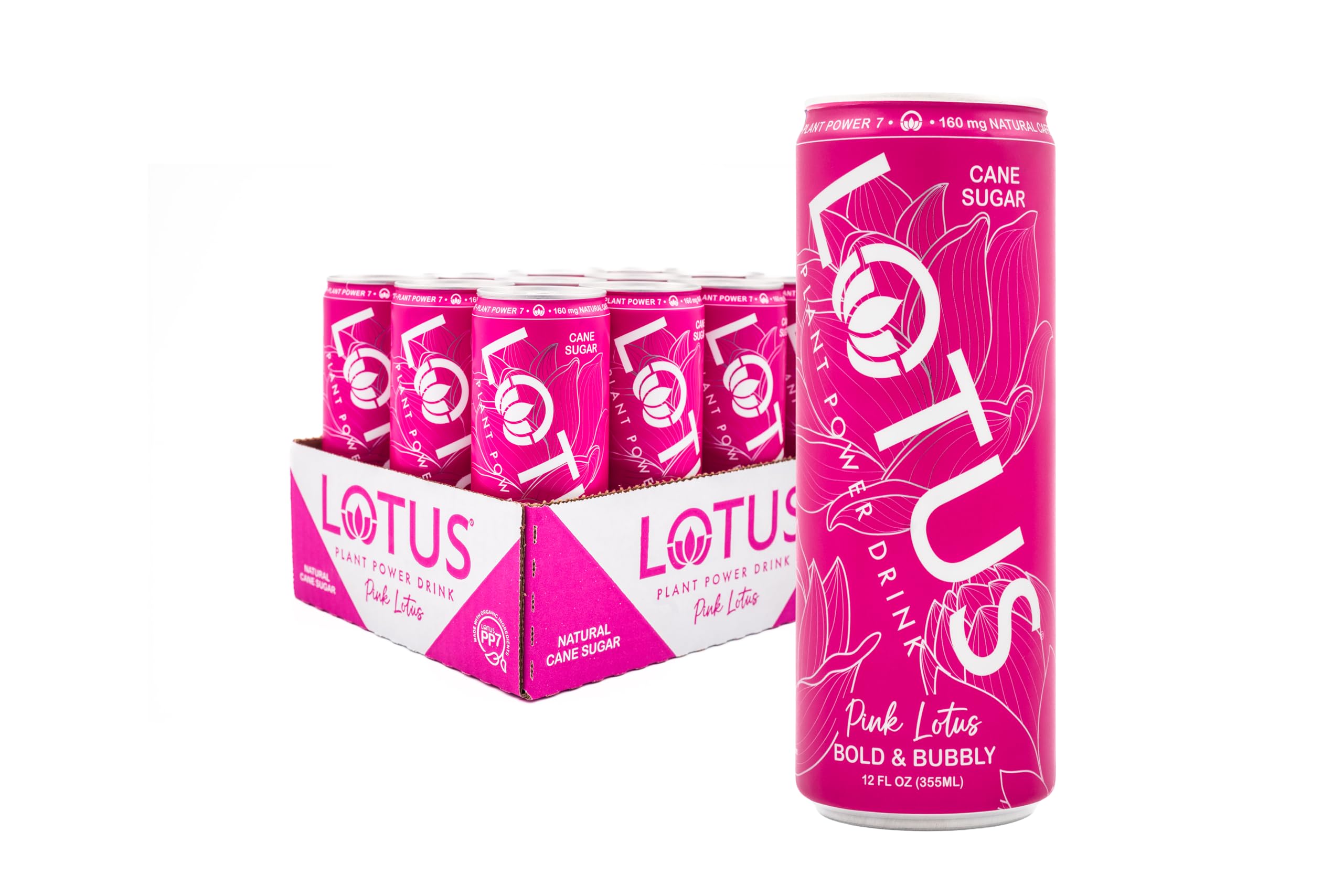 Amazon.com : Pink Lotus Plant Power Drink™ | Raspberry | Pure Cane