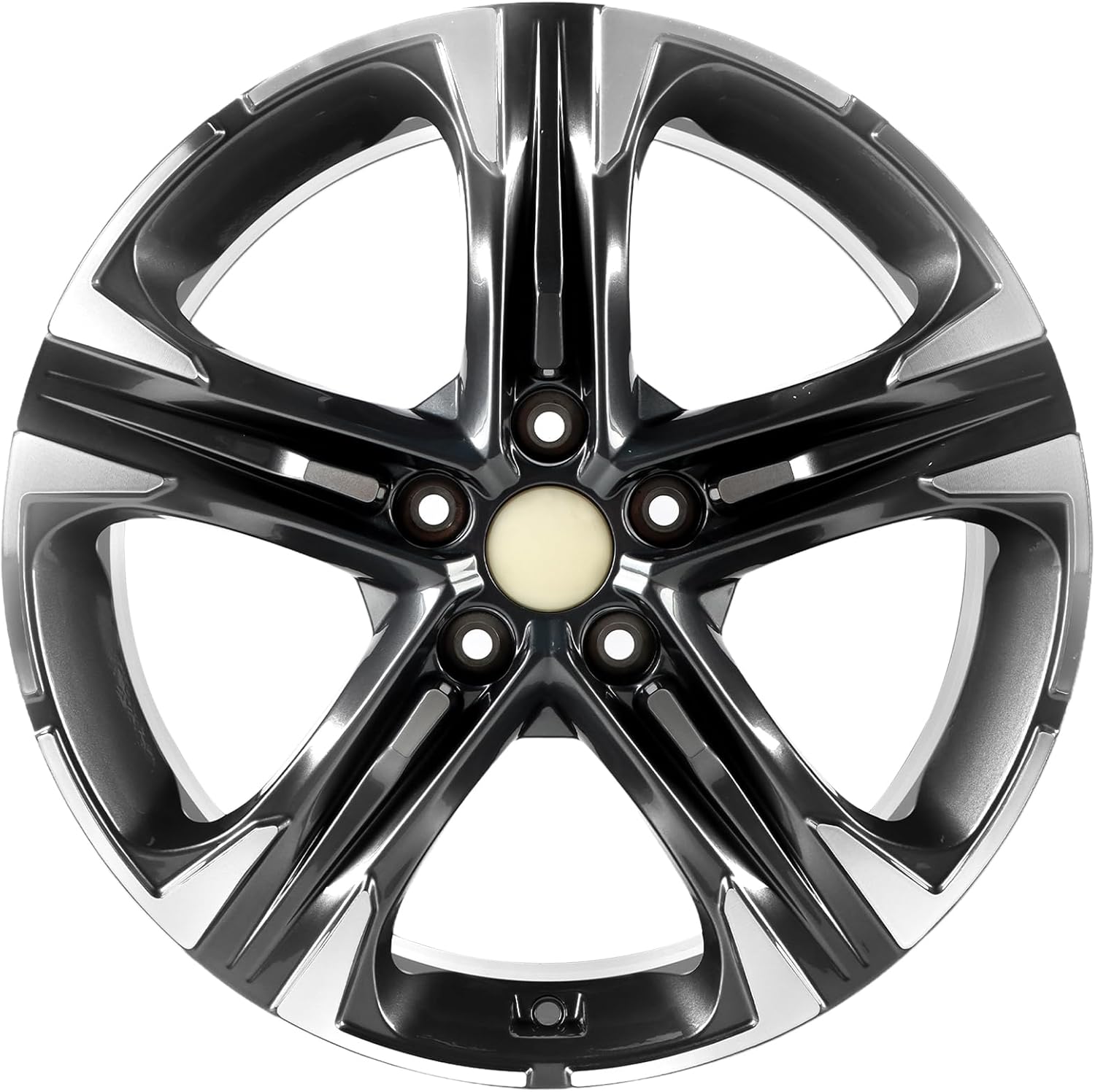New Replacement Rim 18"x7.5" Machined Black Premium Aluminum Alloy Wheel Rims Fit for KIA K5 GT EX 2021 2022 2023, Direct Fit and OE Stock Specs 18x7.5 inch Rim