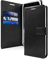 Vista 54 de GOOSPERY Bluemoon - Cartera compatible con iPhone 13 Pro Max, funda de piel sintética de alta calidad, soporte para tarjeta con tapa para teléfono