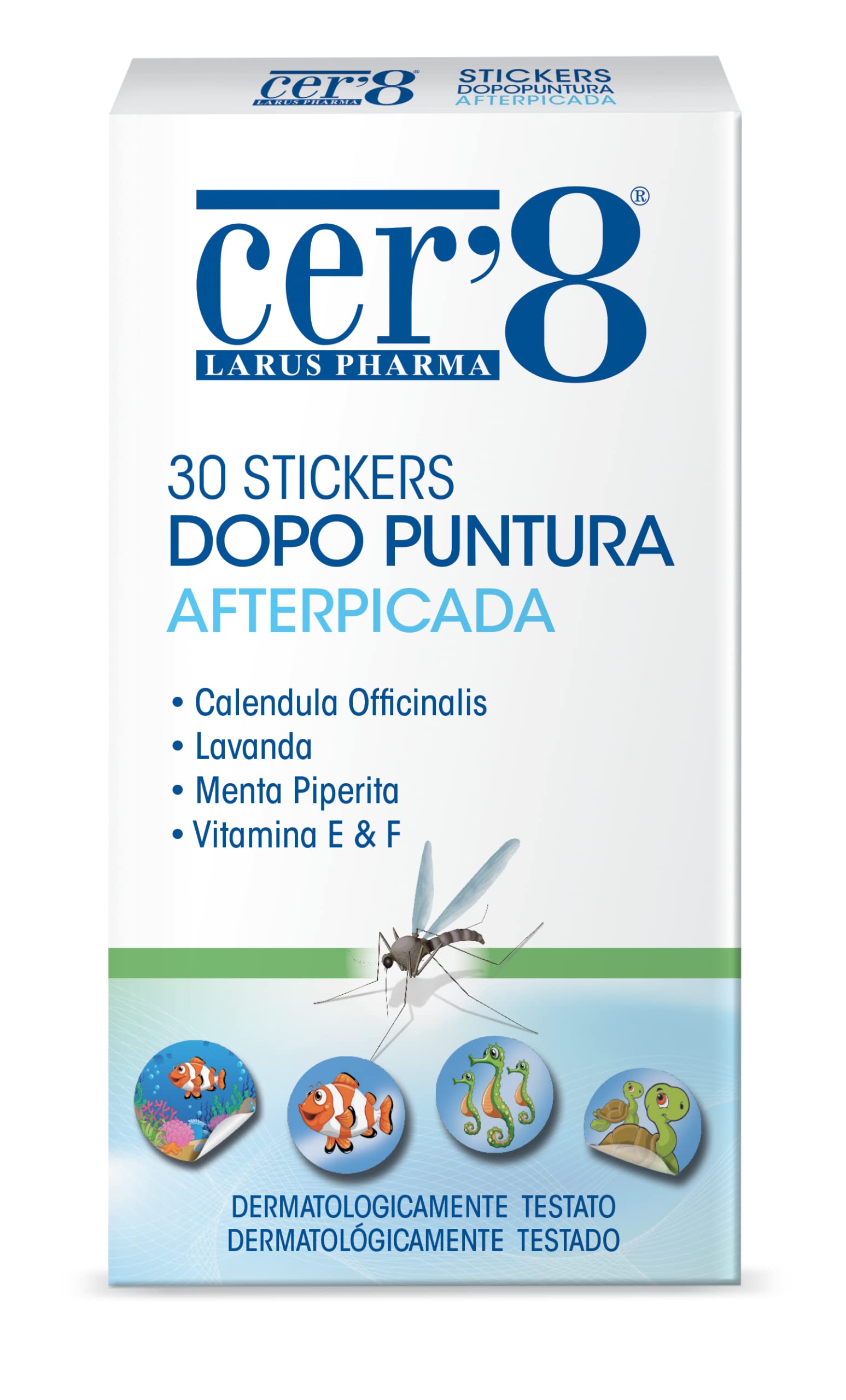 Larus Pharma Cer'8 Stickers Dopo Puntura - 30 Stickers - 200 g