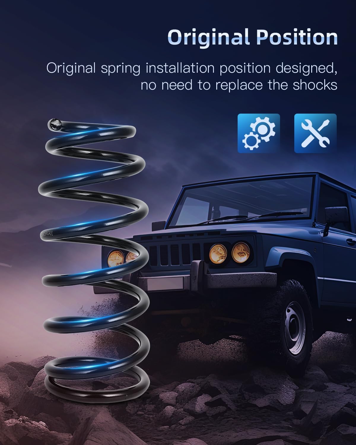 ECCPP Coil Springs Suspension Coil Spring Set for 2006-2011 for Honda Civic Coil Springs for 81680 2PCS Rear Coil Springs