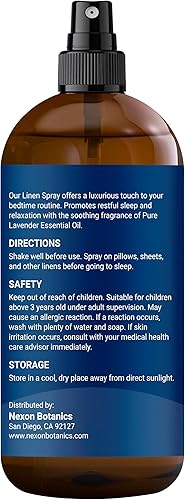 Miniatura 8 de Spray de lino lavanda de 8 onzas líquidas Refrescante de tela y almohada en aerosol para ropa de cama, sábanas y habitaciones Soothing Room Mist