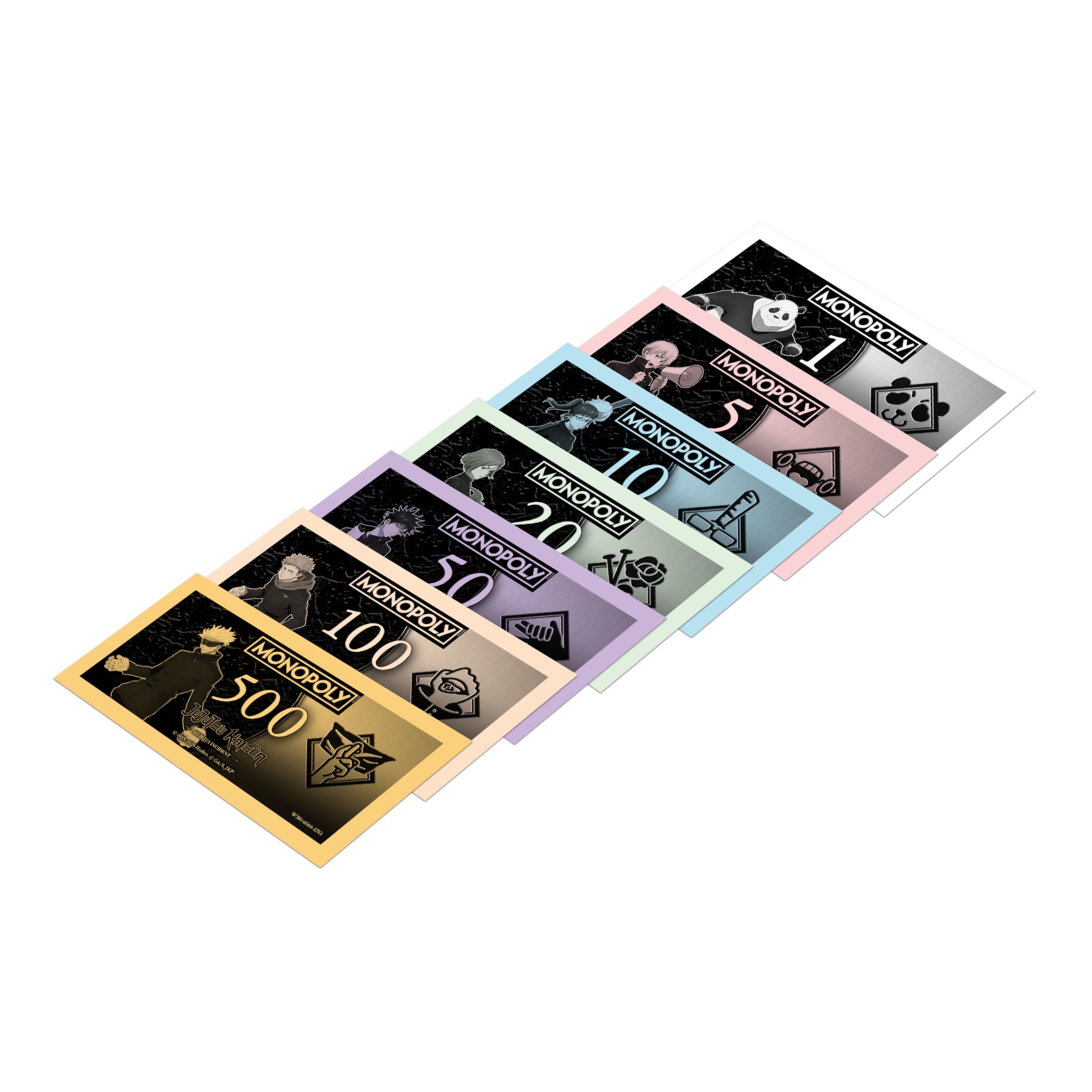 Winning Moves Le jeu de société Jujutsu Kaisen Monopoly classique est parfait pour 2 à 6 joueurs et fait un excellent cadeau pour les fans âgés de 14 ans et plus