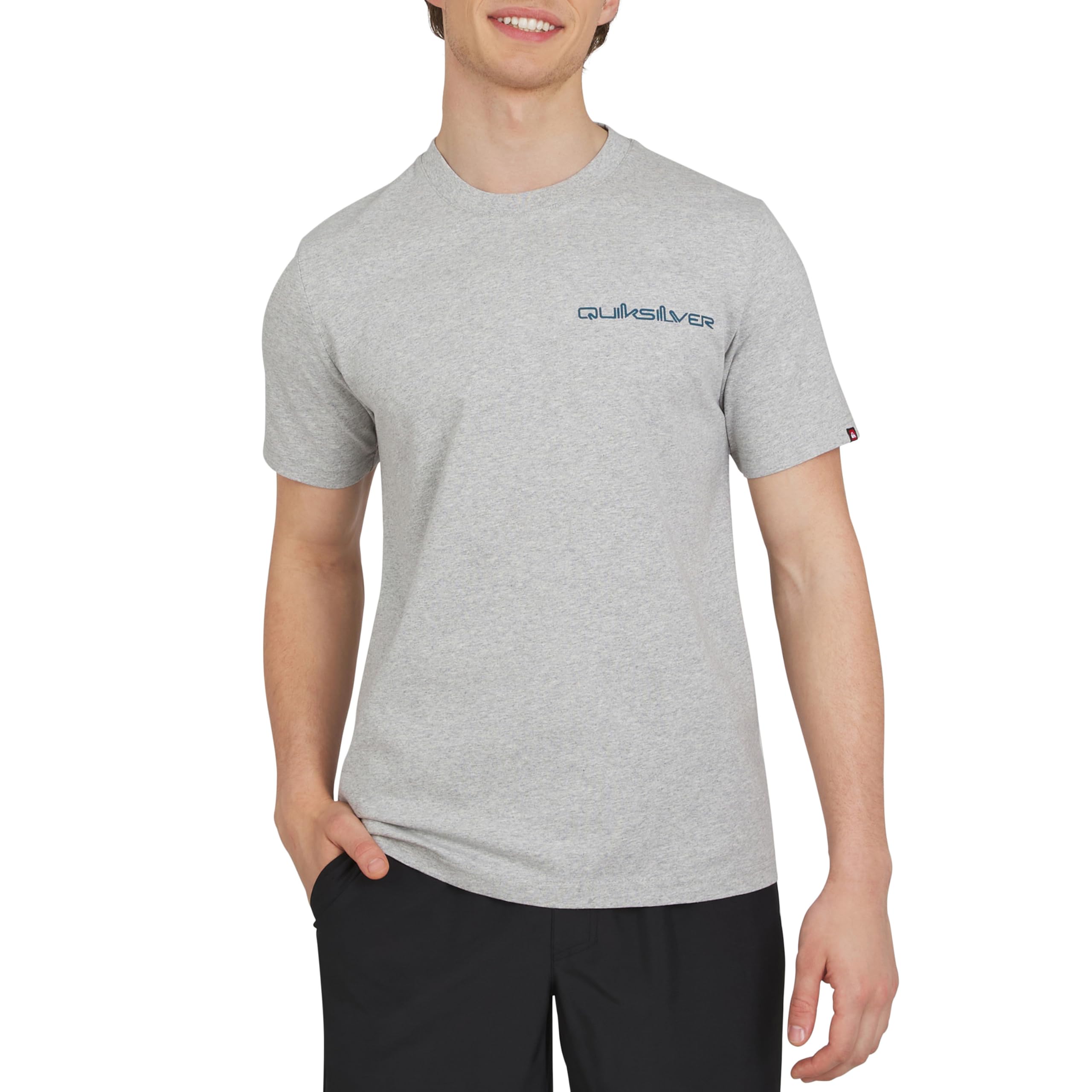 Quiksilver Mens Regular Fit Premium Soft Cotton Tee Short Sleeve T-Shirt
