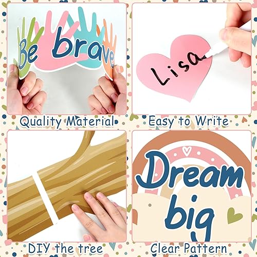 Vista 24 de Juego de decoración de invierno "Snow in Love with Jesus" (La nieve está enamorada de Jesús), con fondo, recortes y bordes de nieve para aula