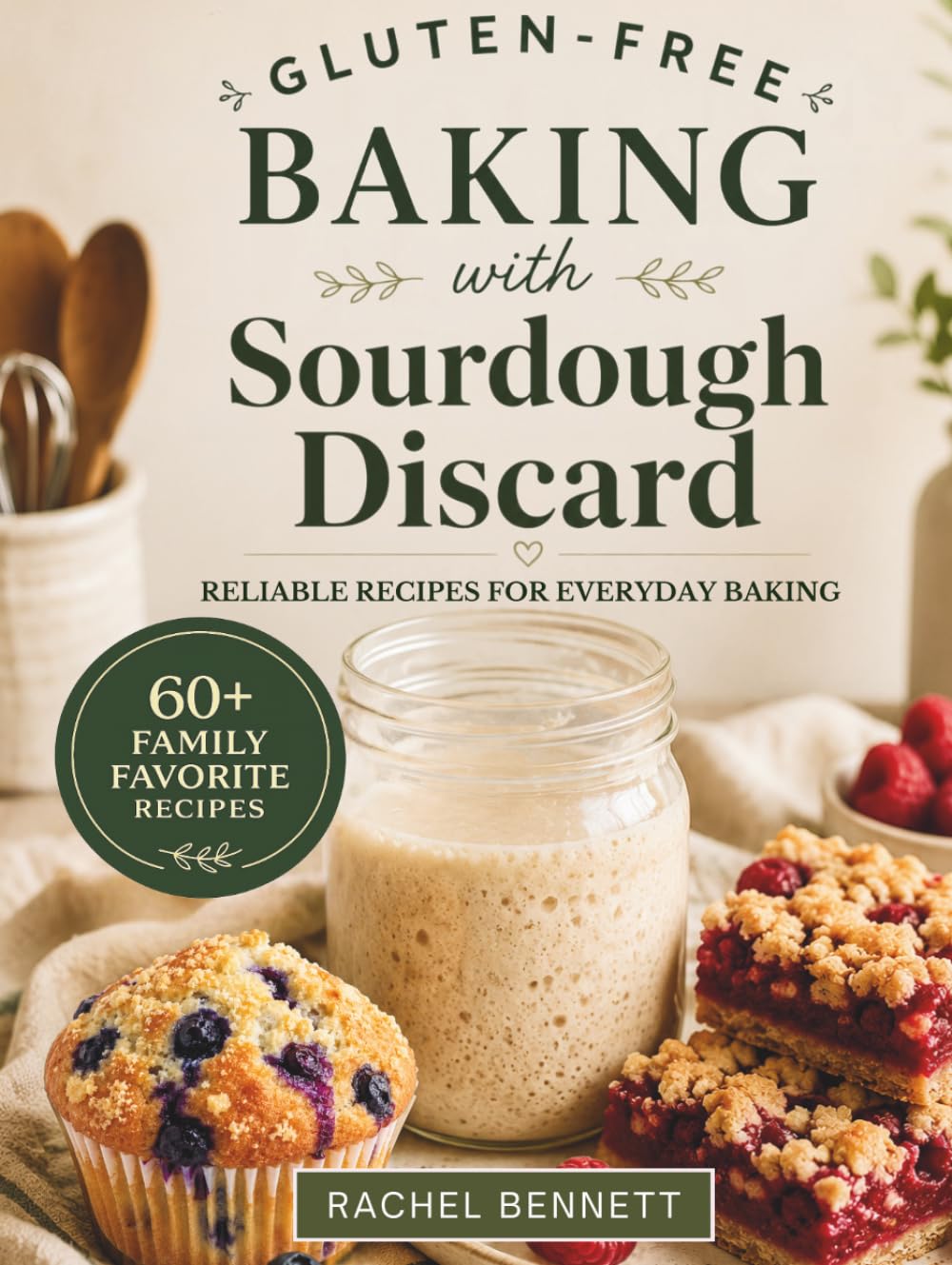 Gluten-Free Baking with Sourdough Discard: Gluten-Free Discard Recipes for Breads, Muffins, Cakes, Cookies & Everyday Baking