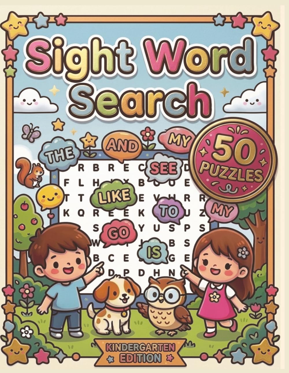 Sight Word Search: Kindergarten Workbook for Ages 5-6 (Super Sight Words)