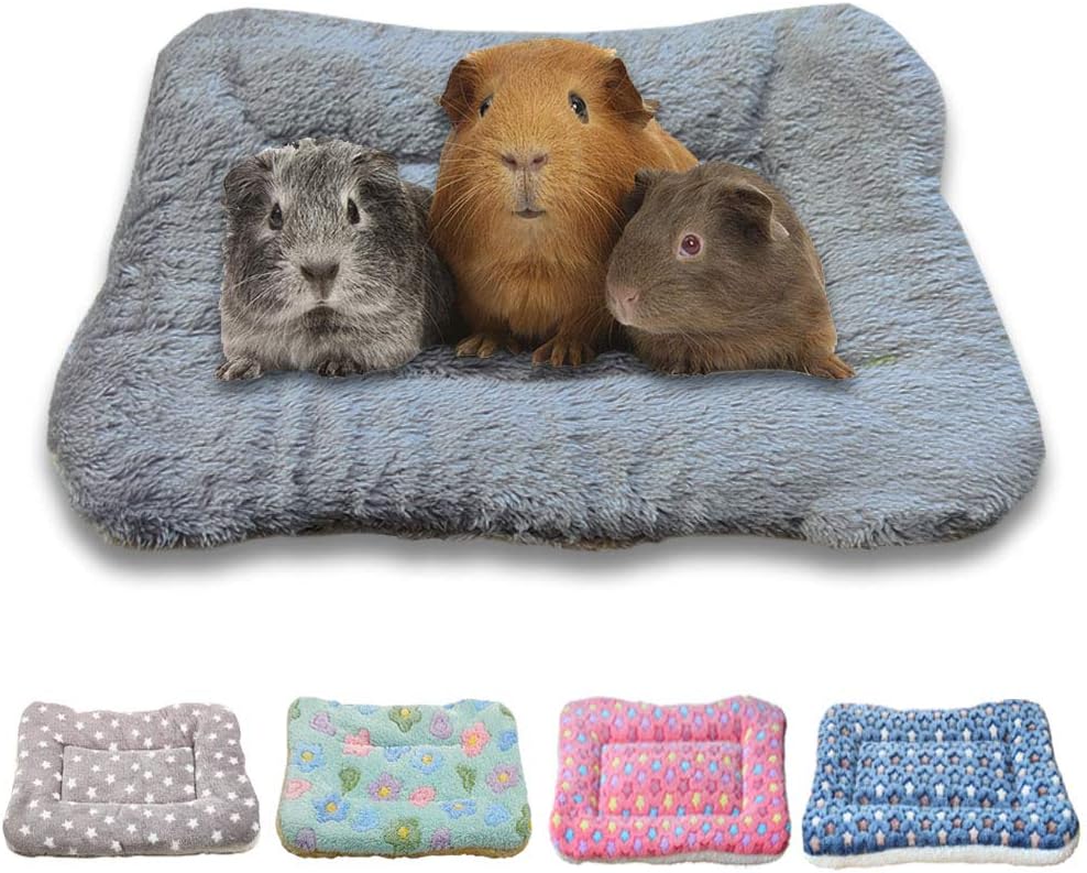 RIOUSSI Bunny Bed, Guinea Pig Warm Bed for Small Animals Rabbits Chinchillas Hedgehogs Baby Cats Ferrets. 14"X12". Flower : Pet Supplies
