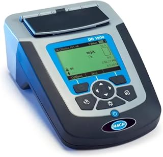 Hach DR1900 Portable Spectrophotometer - Compact Rugged Water Quality Tester, 340-800nm, 220+ Methods for Field Use