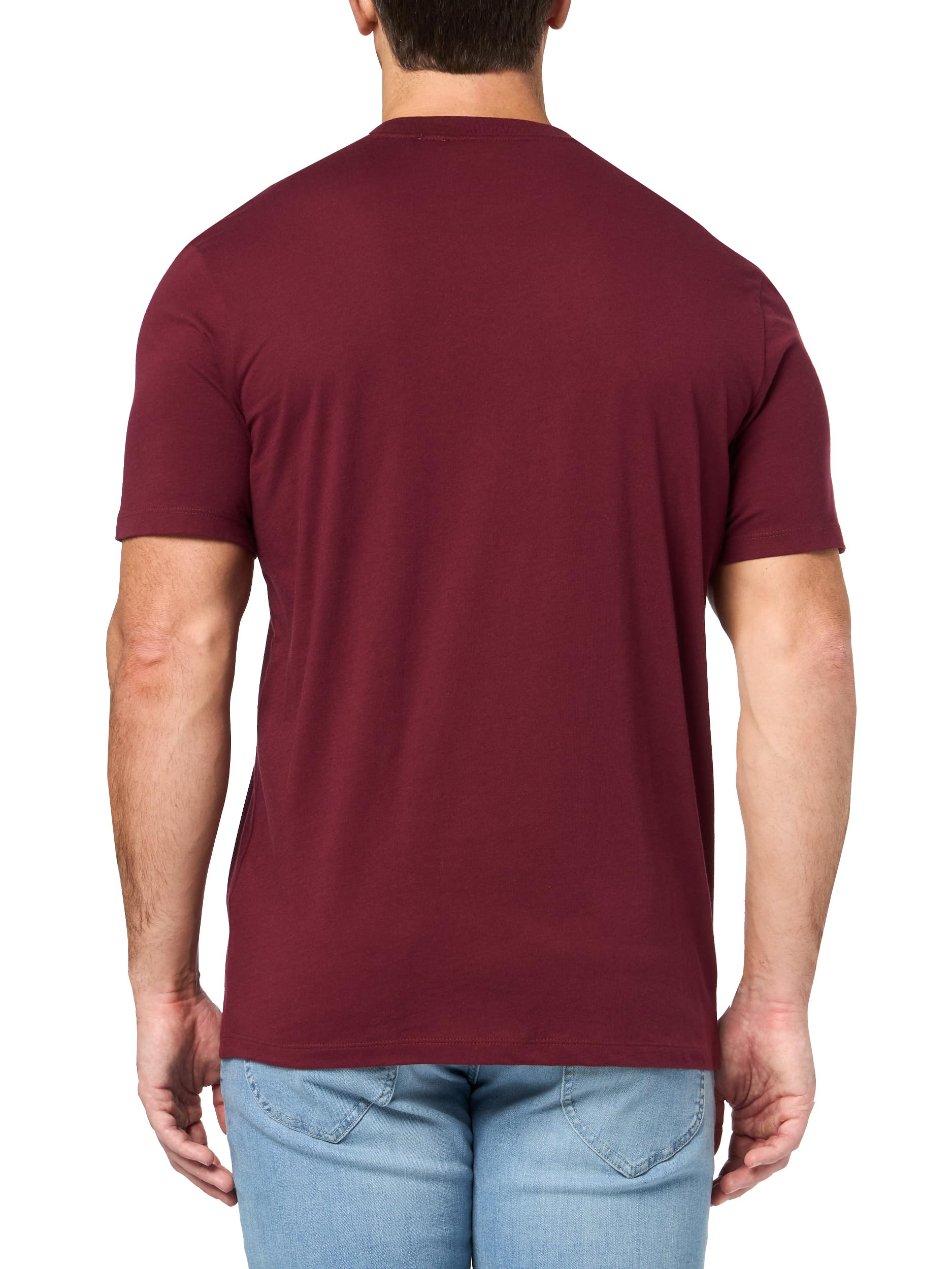 HUGO Short Sleeve Glitch Logo Print T-Shirt Camiseta para Hombre