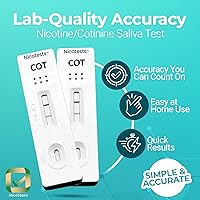 Vista 2 de Saliva Nicotine Smoking/Vaping/Pouches/Snus 30 ng Test 5-Pack by NicoTests®