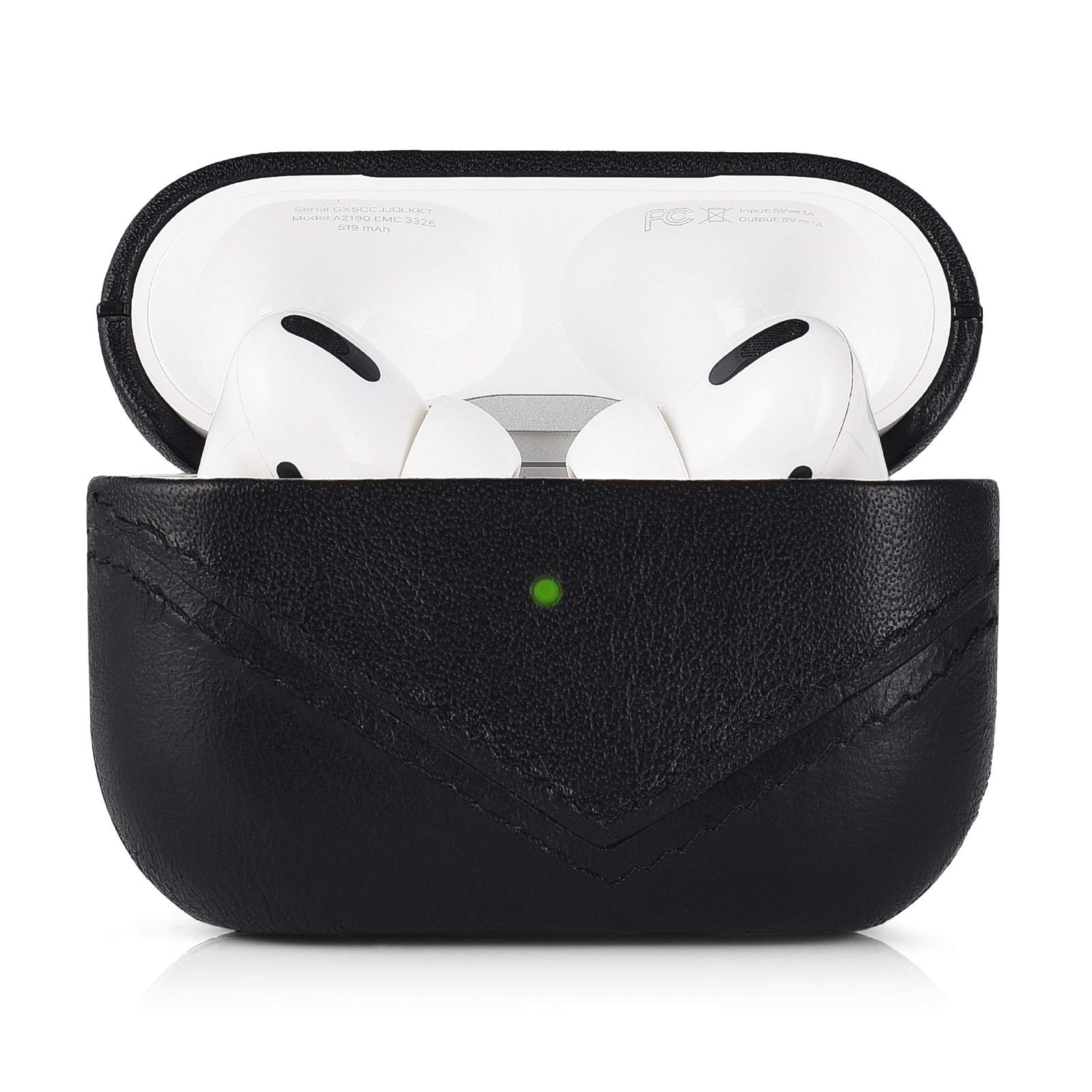Bullstrap Premium Leather Case Compatible with Apple AirPods Pro, Wireless  Charging, Two-Piece Design, Black Edition: Buy Online at Best Price in UAE  - Amazon.ae