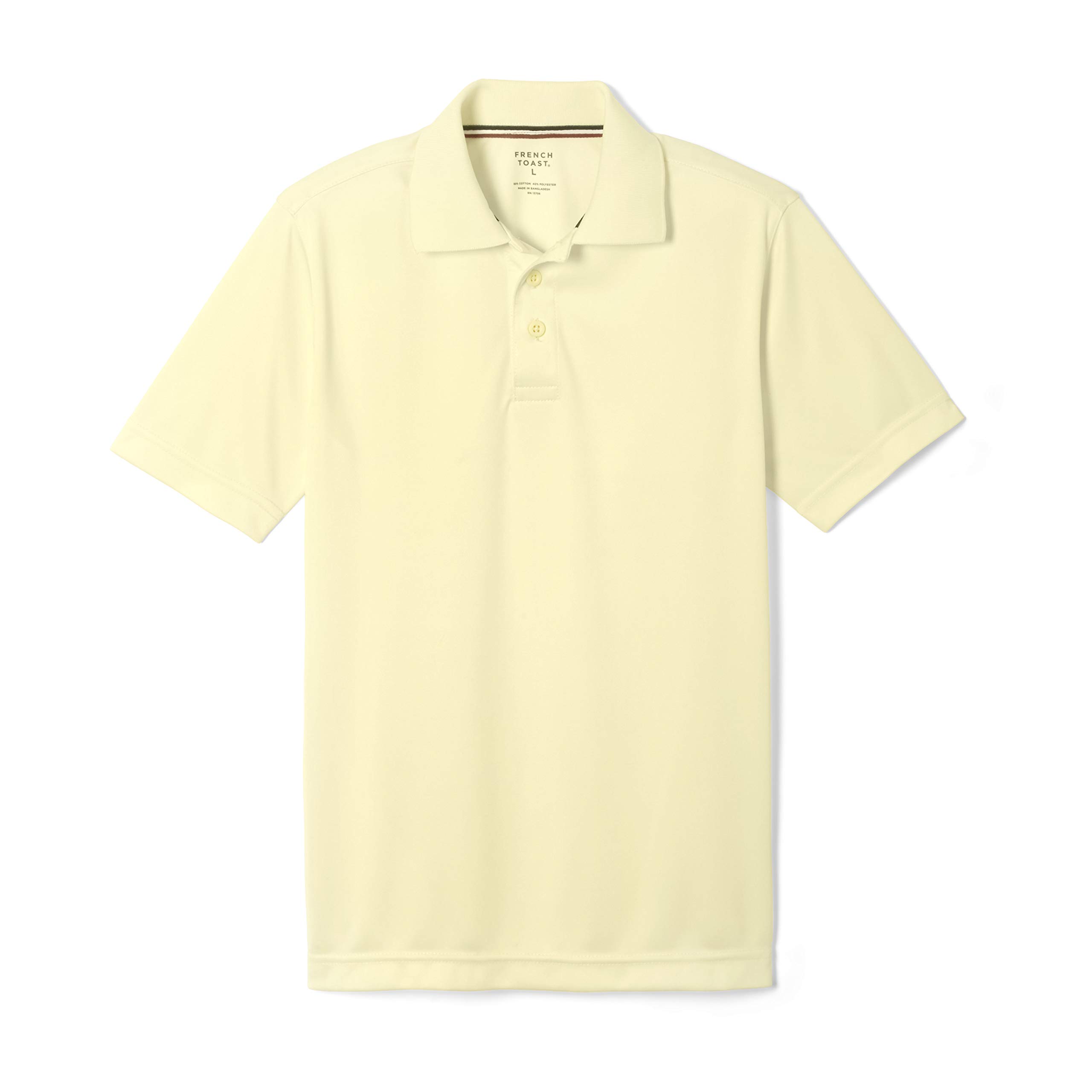 French Toast Unisex-Adult Moisture Wicking Performance Sport Polo Short Sleeve Shirt