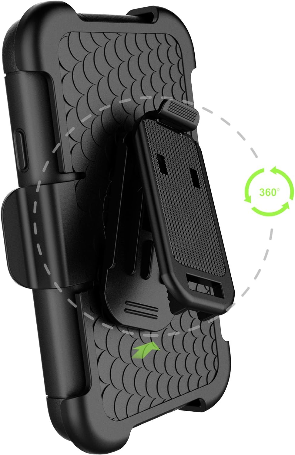 Galaxy S5 Case, Samsung Galaxy S5 Case, BENTOBEN Shockproof Heavy Duty Kickstand Belt Clip Hybrid PC Silicone Full Body Rugged Holster Protective Case for Samsung Galaxy S5, Black